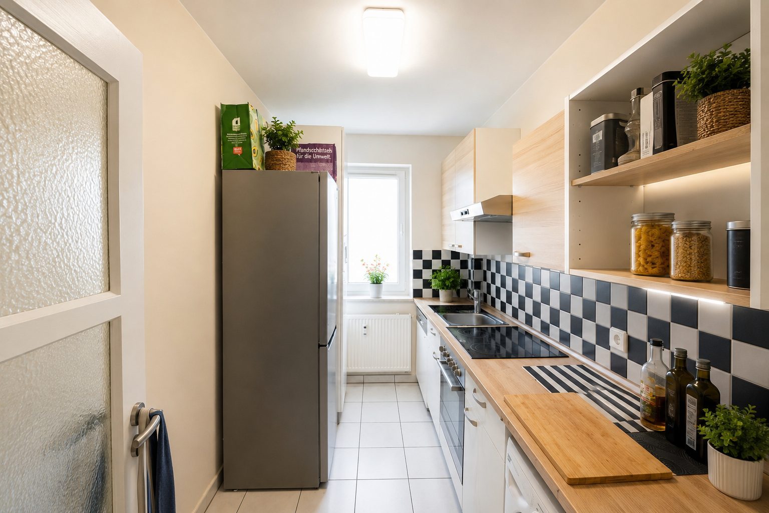Renovierte 2-Zimmer-Wohnung mit Balkon und Einbauküche in Frankfurt-Dornbusch – Bild 2