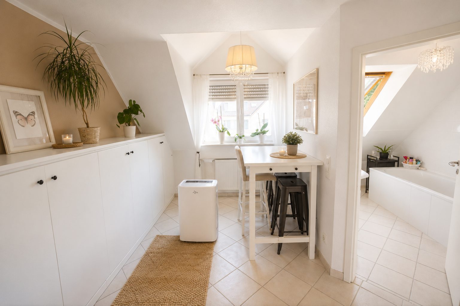 Vermietete 1,5-Zimmer-Maisonette mit Balkon, Einbauküche, Garage und Keller in Hanau – Bild 5