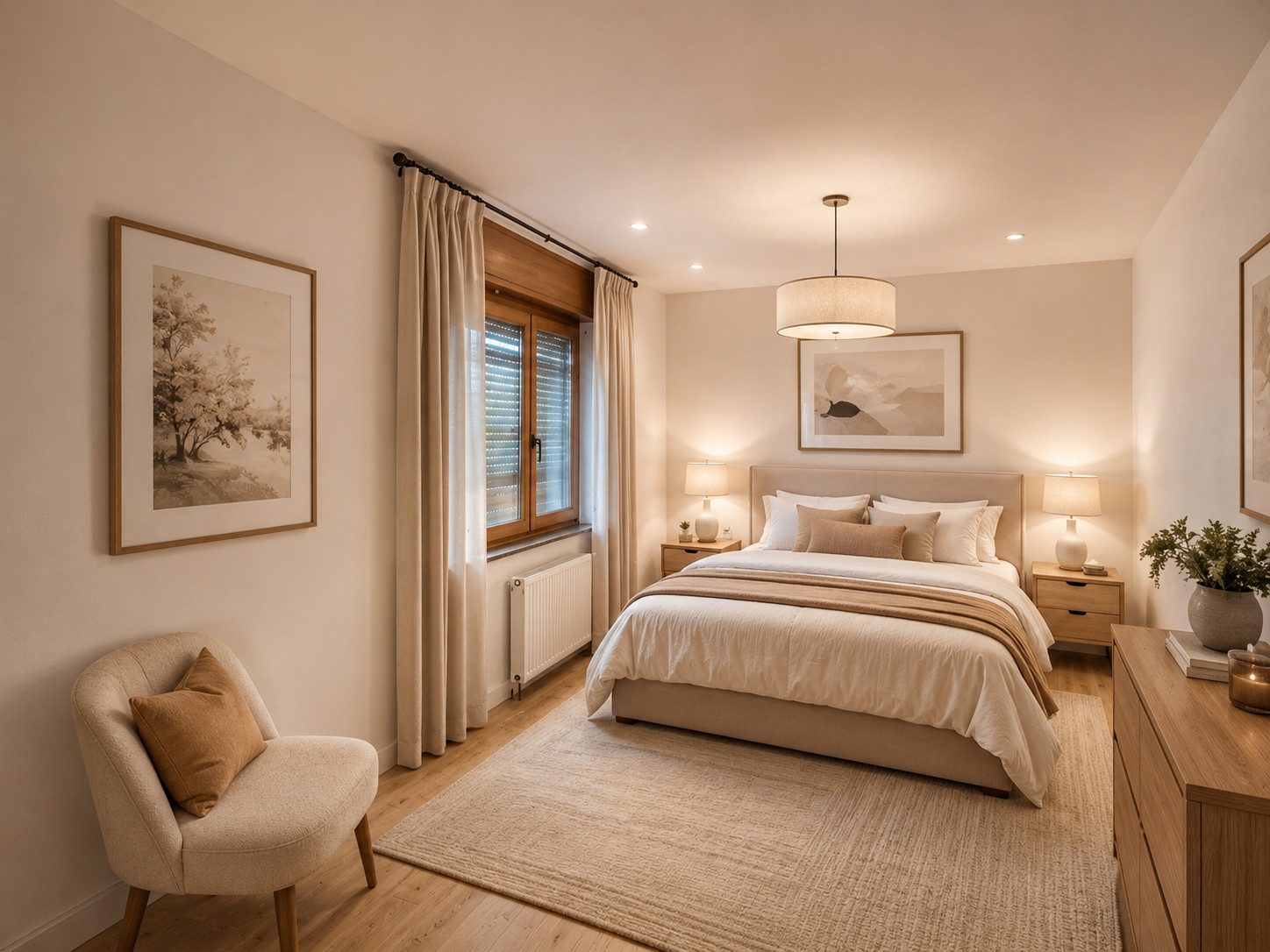 Schlafzimmer mit Ankleide