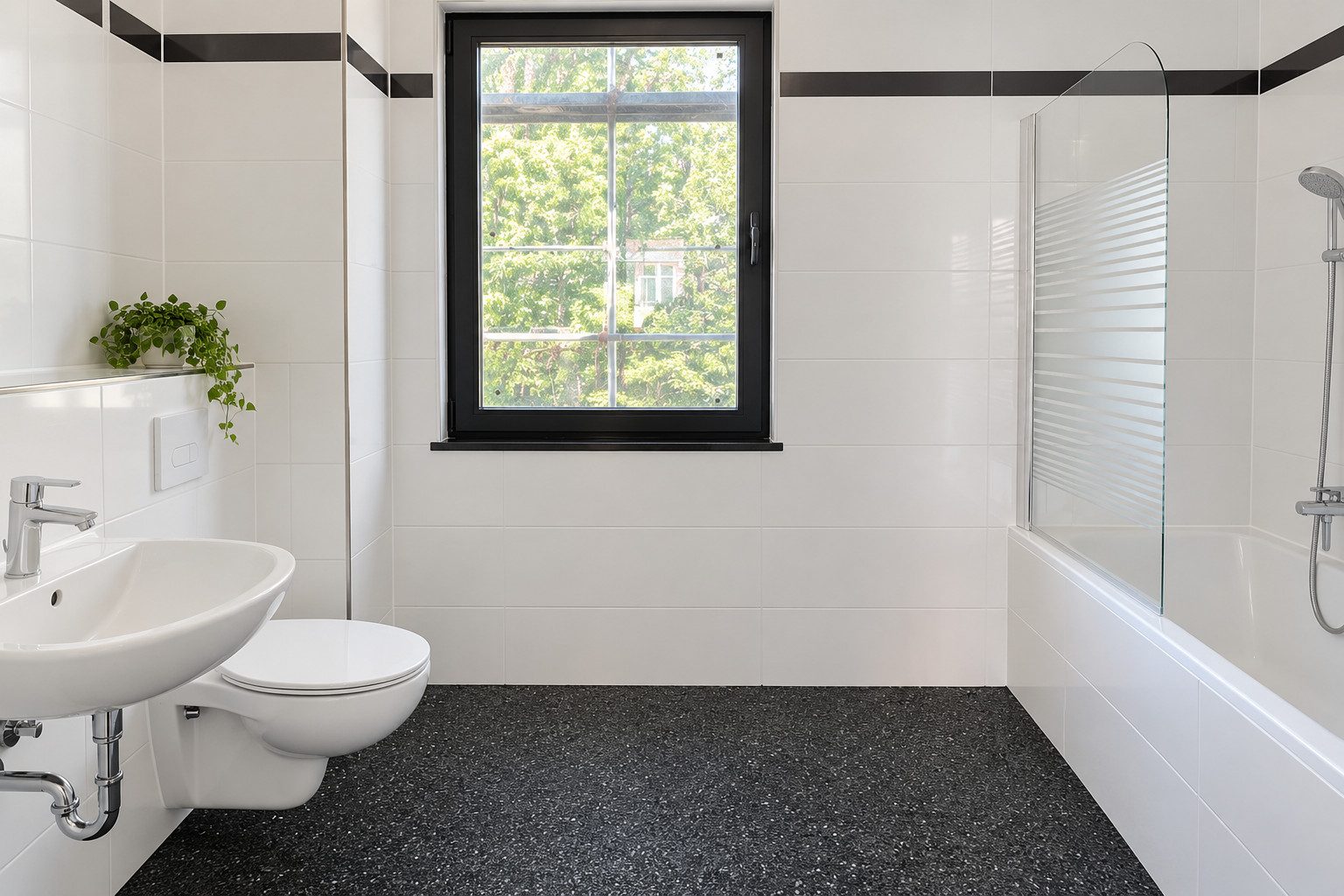 Bad mit Badewanne