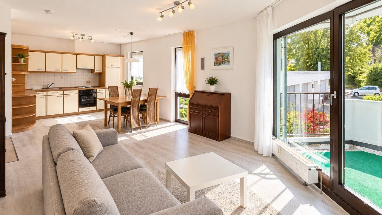 Charmante 2-Zimmer-Wohnung Niedernhausen 58,31 m² | Balkon, Einbauküche & PKW-Stellplatz – Bild 2