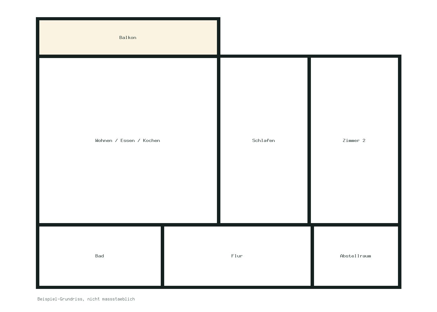 Grundriss (Beispiel)
